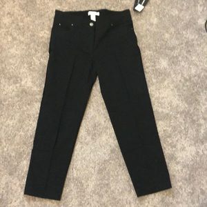 New with tags, size 12, ankle length black pants